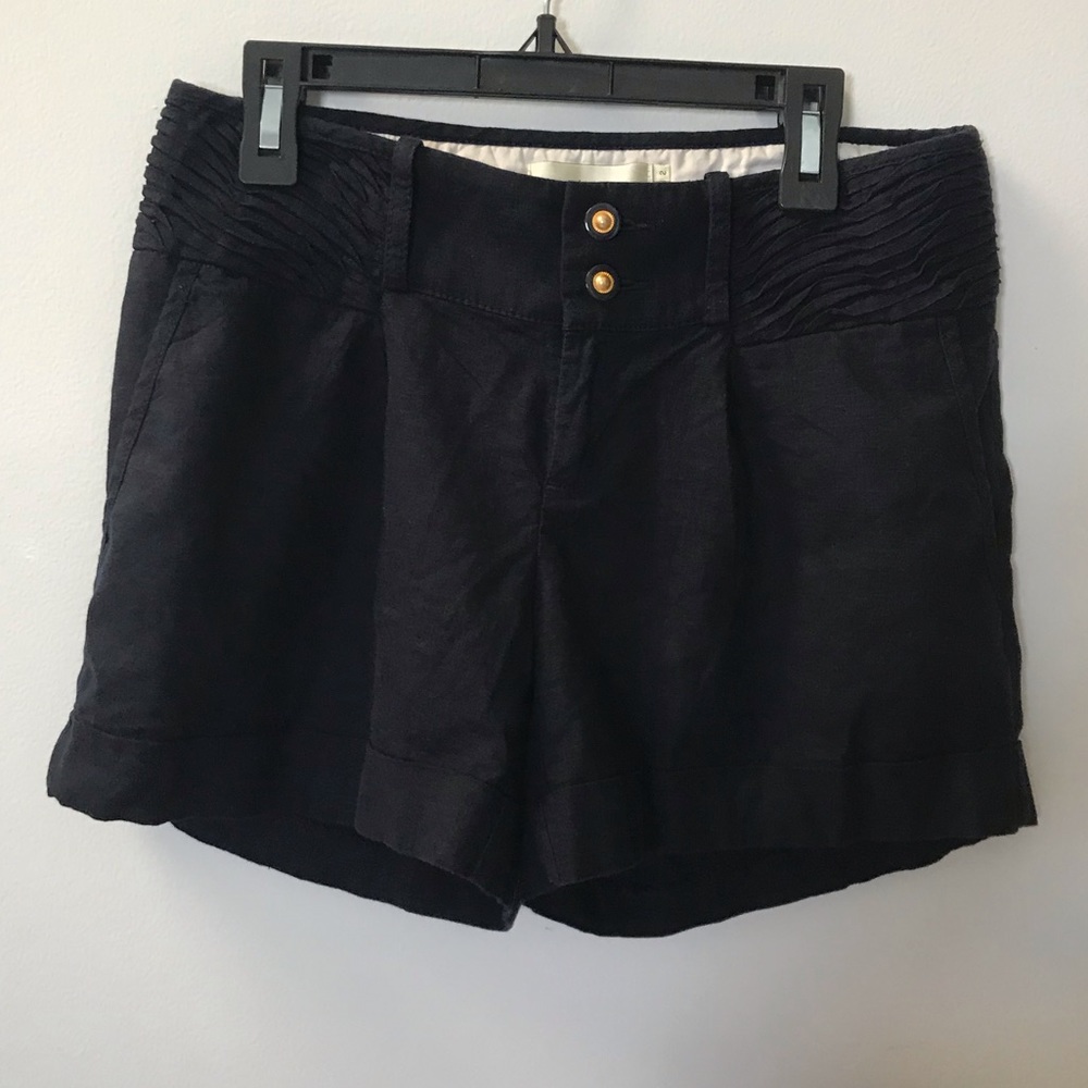 Elevenses by Anthropologie Linen Shorts